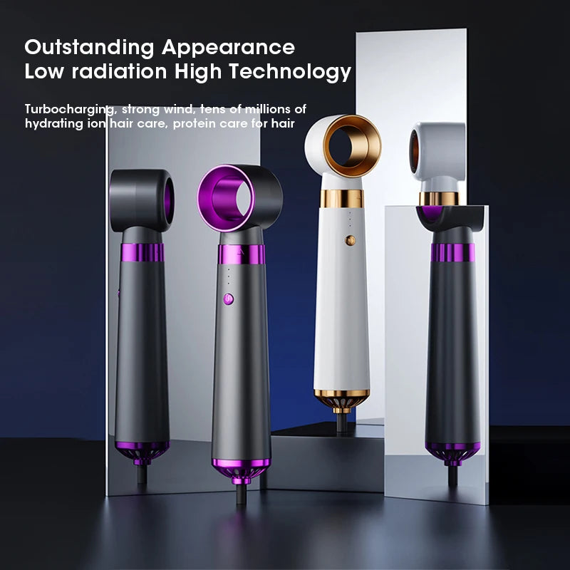 New 5 In 1 Electric Hair Dryer Hot Air Brush Multifunctional Hair Straightener Negative Ion Curler Blow Dryer Styling Set