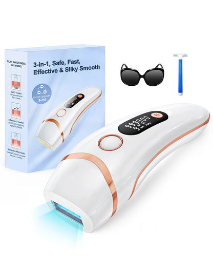 IPL Epilator 999000 Flashes Laser Hair Removal For Men Women Painless Permanent Photoepilation Trimmer Electric Depilador