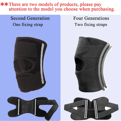 1PC Sports Kneepad Men Women Pressurized Elastic Knee Pads Knee Support Joints Protector Fitness Volleyball Brace Protector